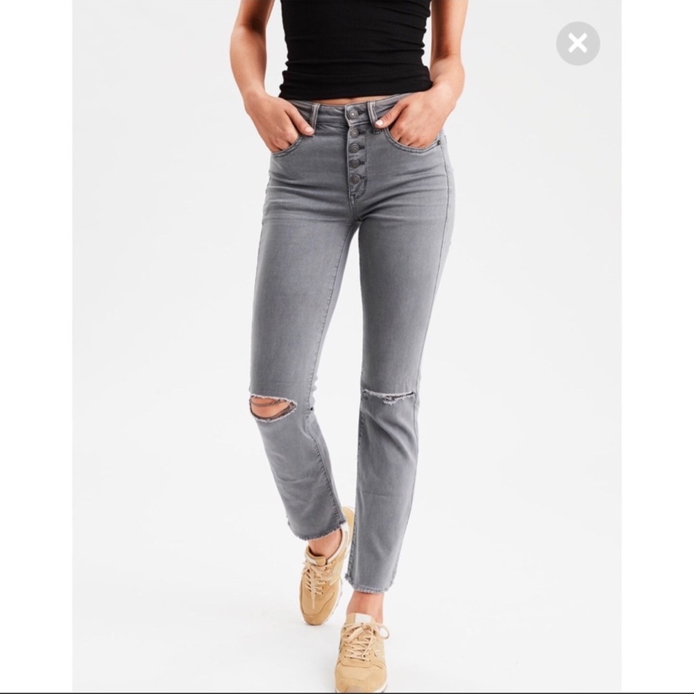 🌿AEO Grey Jeans 🌿